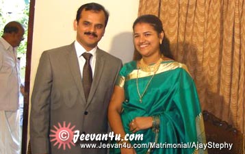 Ajay Stephy Engagement Photos